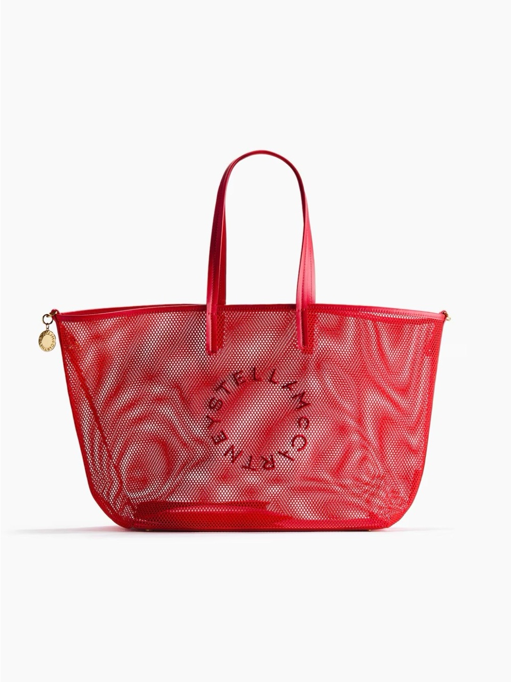Stella McCartney x H&M Red Perforated Logo Tote